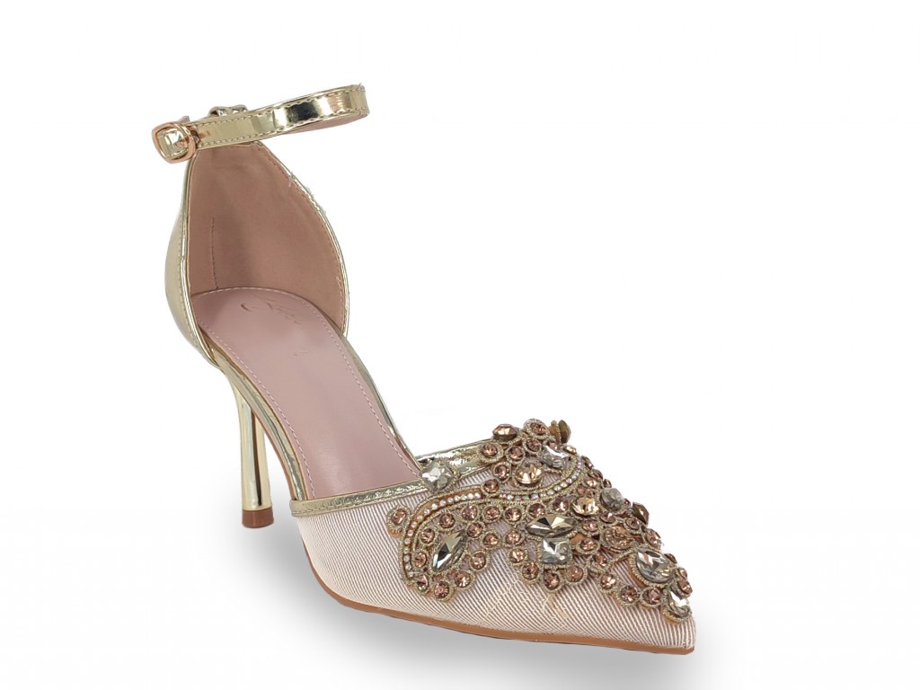 STILETTO PARA FIESTA CON CRISTALES.